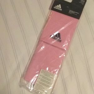 Adidas Pink Performance Wristband 2 Pack